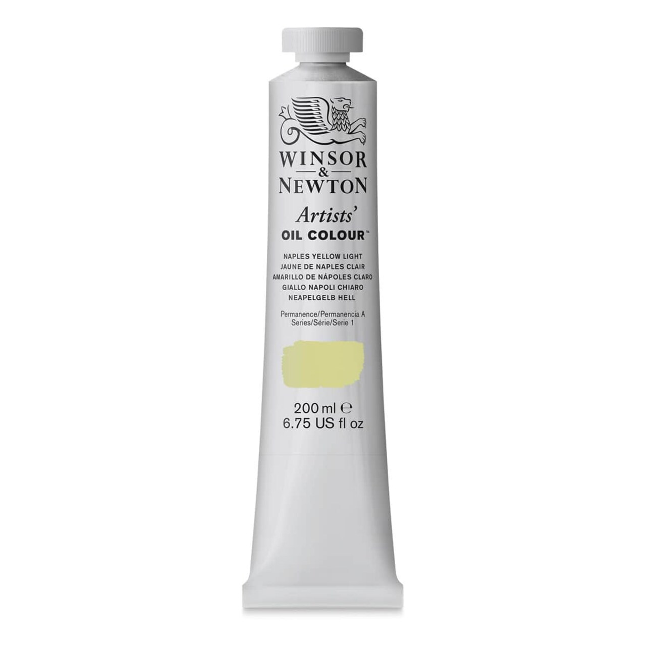 Winsor & Newton Artists' Oil Color - Naples Yellow Light, 200 ml, tube
